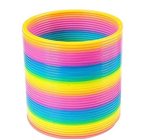 Rhode Island Novelty 7' (175Mm) Rainbow Jumbo Coil Spring