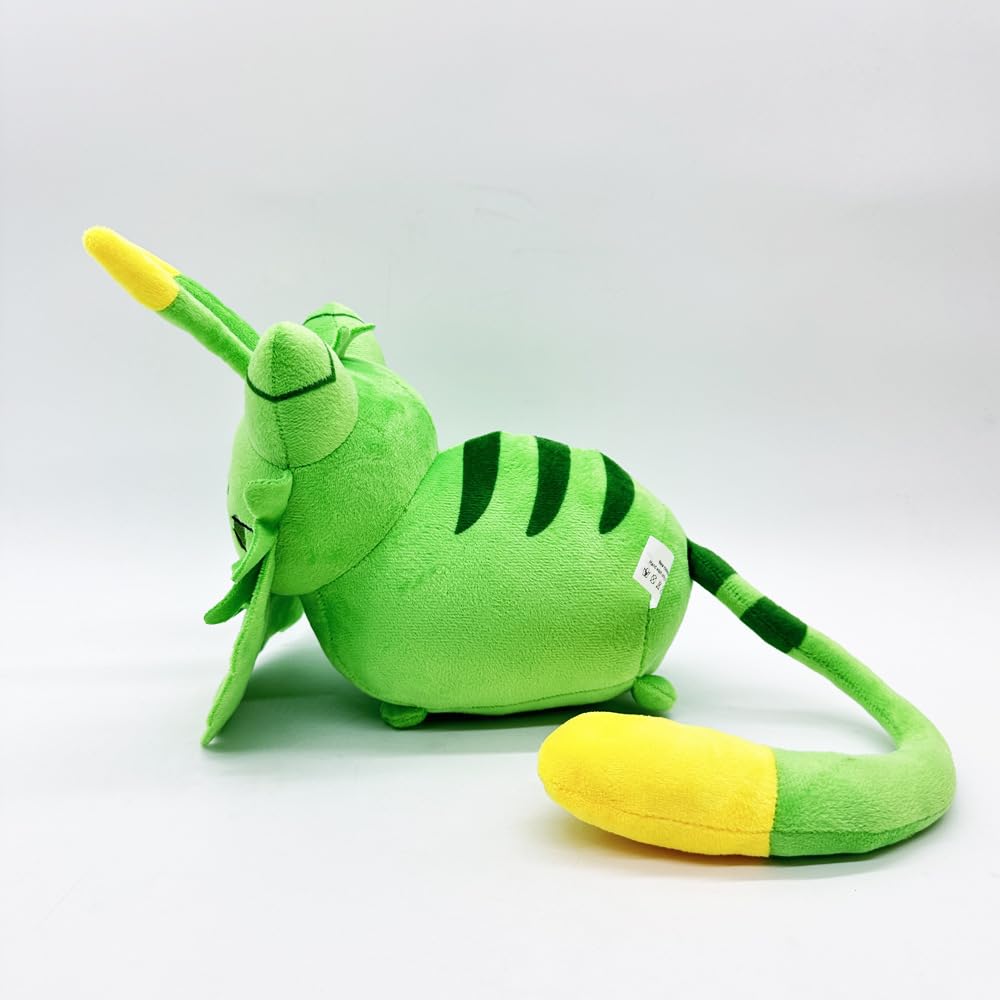 Shopular Gnarpy Regretavator Plushie Green Alien Cat Gnarpy Plush Toy Furry Stuffed Plushies Doll Figure Game Cosplay Cute Kids Fans Gift 9.1'