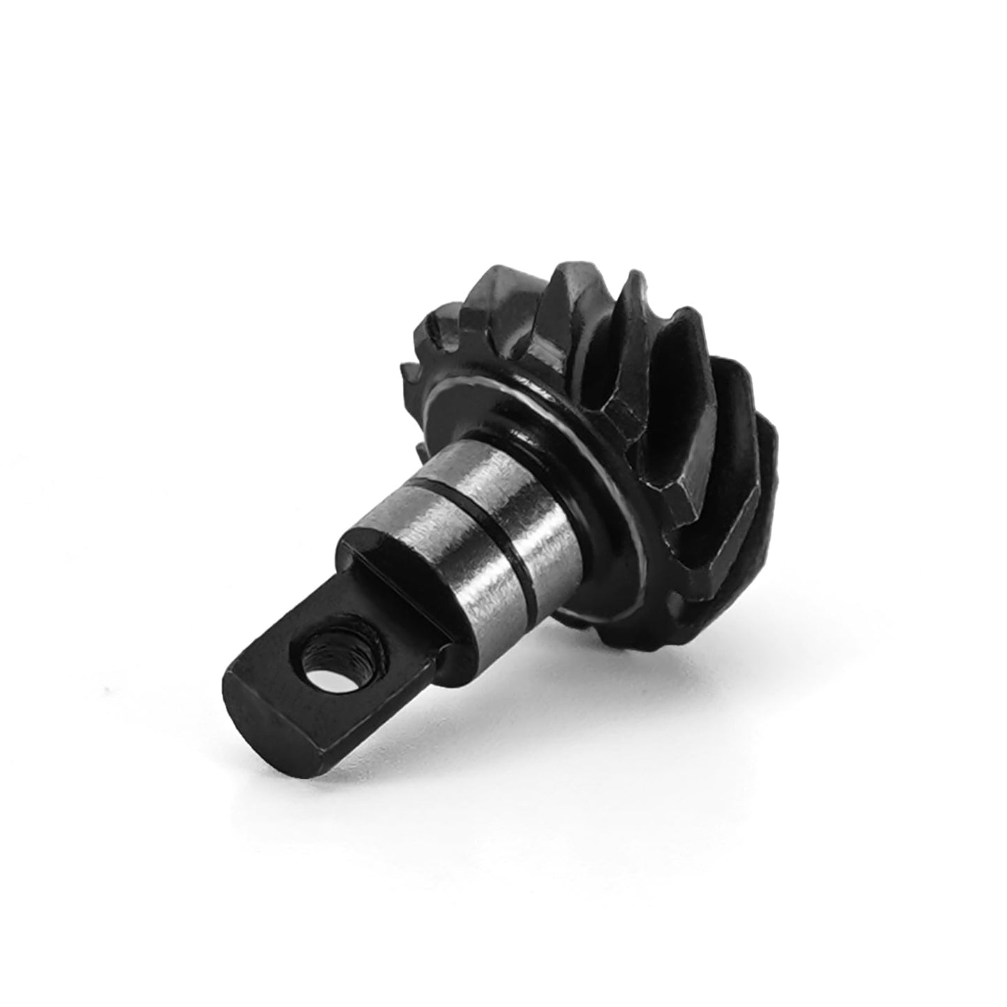 INJORA Steel Alloy Overdrive Helical Axle Gear Set 12/20T for 1/24 RC Crawler - Black (2 Sets)