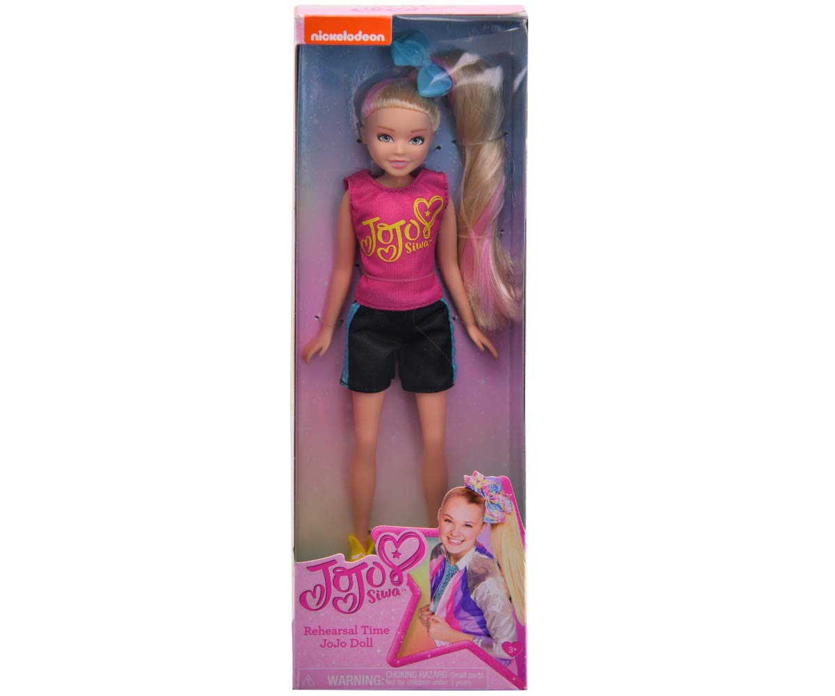 Jojo Siwa Doll - 11 Inches - Wear And Share Jojo Bows (Rehearsal Time Jojo Doll)