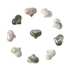 Natural Peace Jasper Gemstone Healing Crystal 1 Inch Mini Puffy Heart Pocket Stone Iron Gift Box (Pack Of 10)