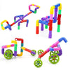 Craveon Pipe Puzzle Building Blocks Set, Creative Educational Pipe Connector Toy, Learning Plastic Water Pipeline Puzzle Toys Fo