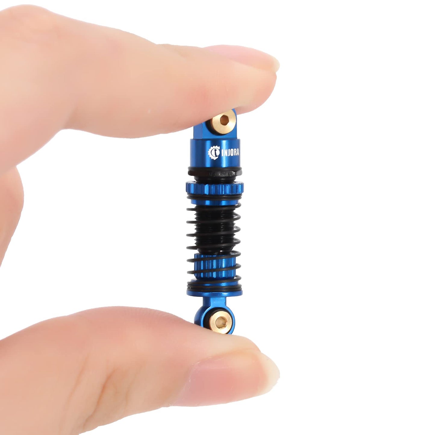 INJORA 39mm Shocks- Aluminum Threaded Shock Adjustable Absorber Oil Damper for Axial SCX24 FMS FCX24M 1/24 RC Crawler Car Upgrad