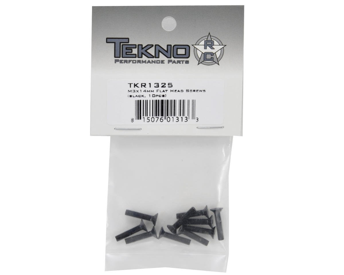 Tekno RC 3x14mm Flat Head Screw (10)