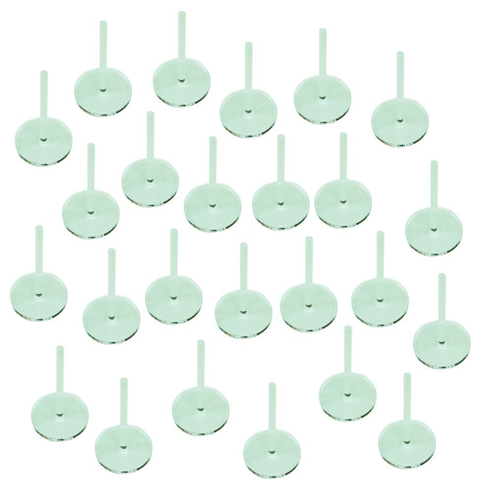 Litko Acrylic Flight Stands | Round | 3Mm Clear Circular Flight Base With Peg (25Mm)