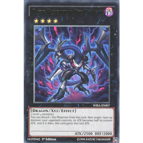 Yugioh : Wira-En007 1St Ed Dark Rebellion Xyz Dragon Rare Card - ( Wing Raiders ) By Deckboosters