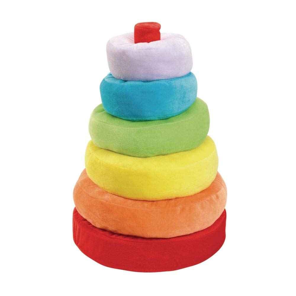 Excellerations Giant Plush Rainbow Stacking Ring For Kids Classroom Game For Children
