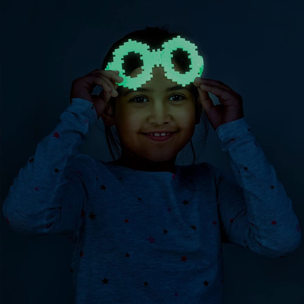 Plus-Plus - Glow Colour Mix - 240 Pieces - Creative Play, Building Blocks, Building, Developing Toys For Kids, Stem, Steam, Prod