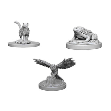 Wizkids Deep Cuts Unpainted Miniatures: Wave 4: Familiars, Multi-Colored