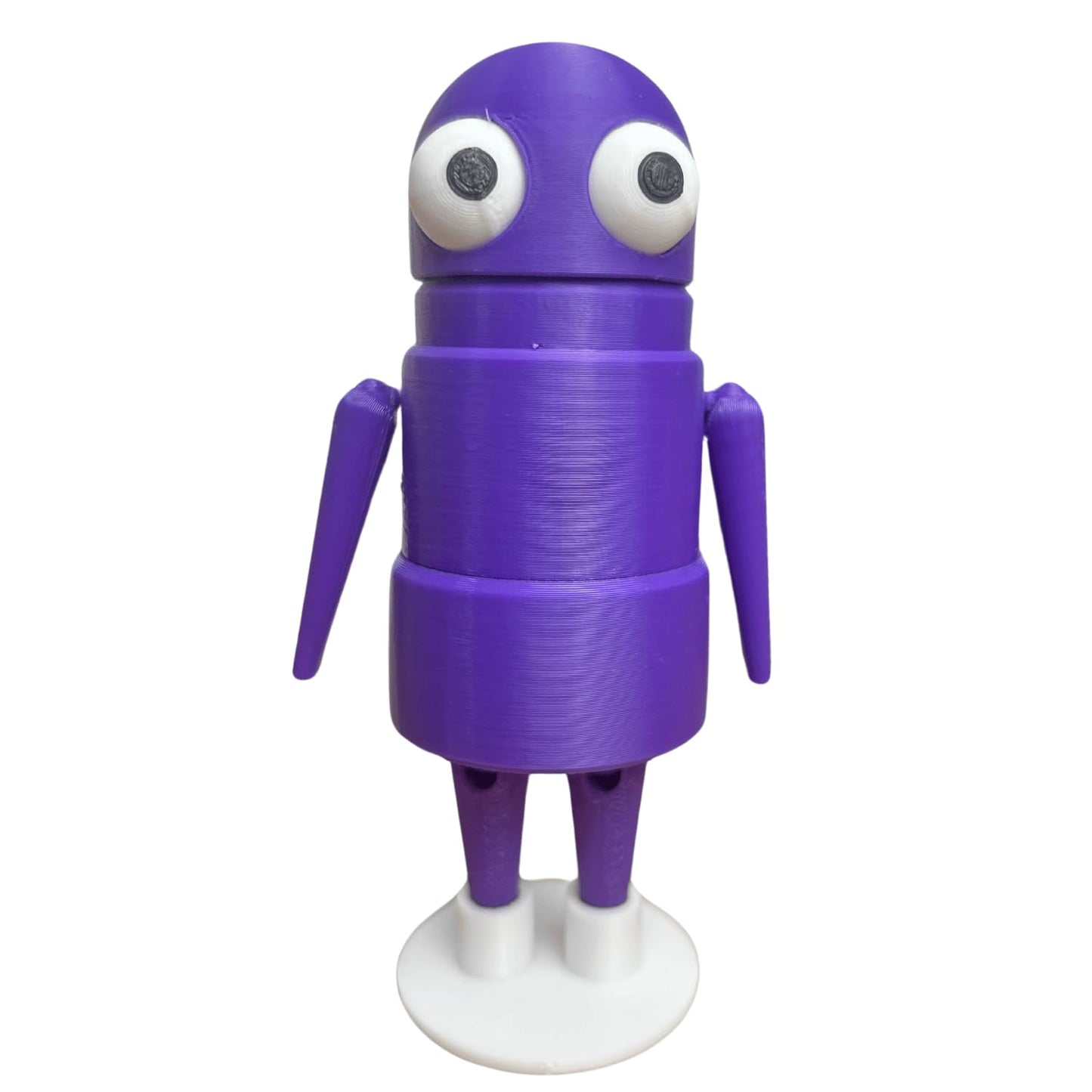 Superbe Repo 3D Printed Character Figure, R.E.P.O Horror Game Posable Articulated Collectible Model For Fans Gift (Purple)