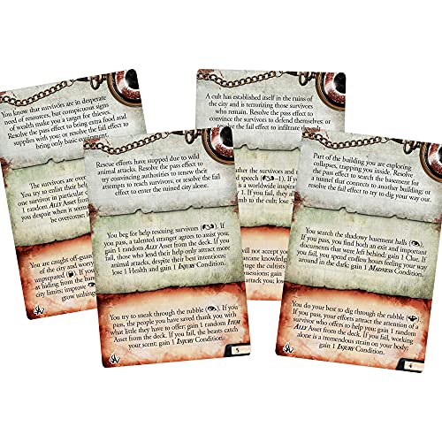 Eldritch Horror Cities In Ruin Board Game Expansion | Mystery Game | Cooperative Board Game For Adults And Family | Ages 14+ | 1