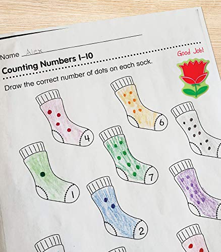 Carson Dellosa 96 Flower Stickers For Kids, 6 Sheets Of Sunflowers, Tulips, Daisies, And More For Spring Crafts, Scrapbooking, Teacher Planner, Reward Chart, School Supplies, Classroom Must Haves