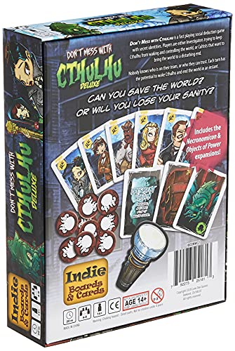 Indie Boards & Cards Don't Mess with Cthulhu Deluxe Game - Multicolor, Cardboard, Model IBGDMWC2