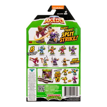 Legends of Akedo Teenage Mutant Ninja Turtles (TMNT) Mini Battling Warriors 8 Mini Battling Warriors to Collect Including New Fighters with Unique (Master Splinter)