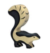 Holztiger Wooden Skunk Toy - Maple Wood Animal Figurine, Model 4033305034506