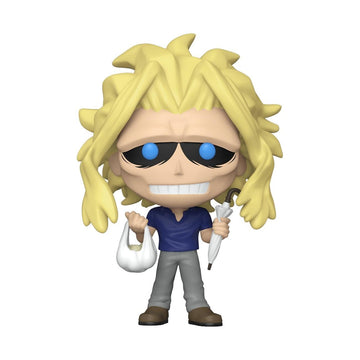 Funko Pop! Vinyl Figure - My Hero Academia All Might with Bag & Umbrella - Standard Size, Multicolour, Model 55517