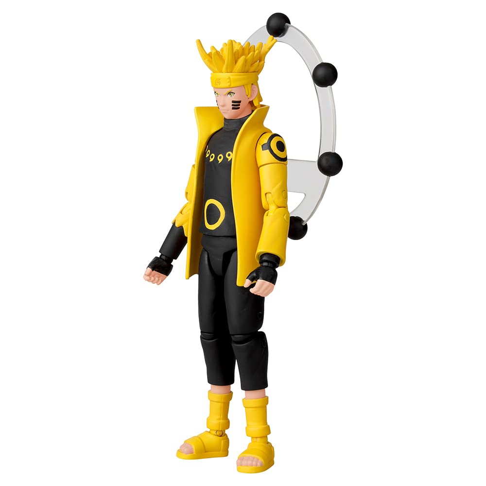 Bandai Anime Heroes Naruto Action Figure - Naruto Sage Of Six Paths | 17Cm Figure With Extra Hands & Accessories | Shippuden Anime Action Figure For Boys & Girls