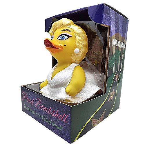 Celebriducks Pond Bombshell Floating Rubber Ducks - Collectible Bath Toy Gift For Kids & Adults Of All Ages