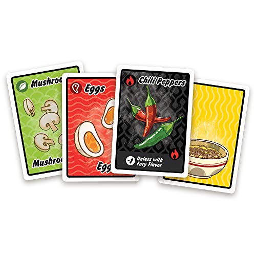 Mixlore Ramen Fury Card Game | Take-Out Themed Strategy Game | Fun Family Game For Adults And Kids | Ages 8+ | 2-5 Players | Average Playtime 30 Minutes | Made