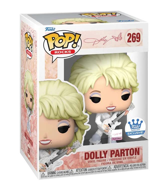 Funko Pop! Rocks: Dolly Parton In White Pantsuit Shop Exclusive