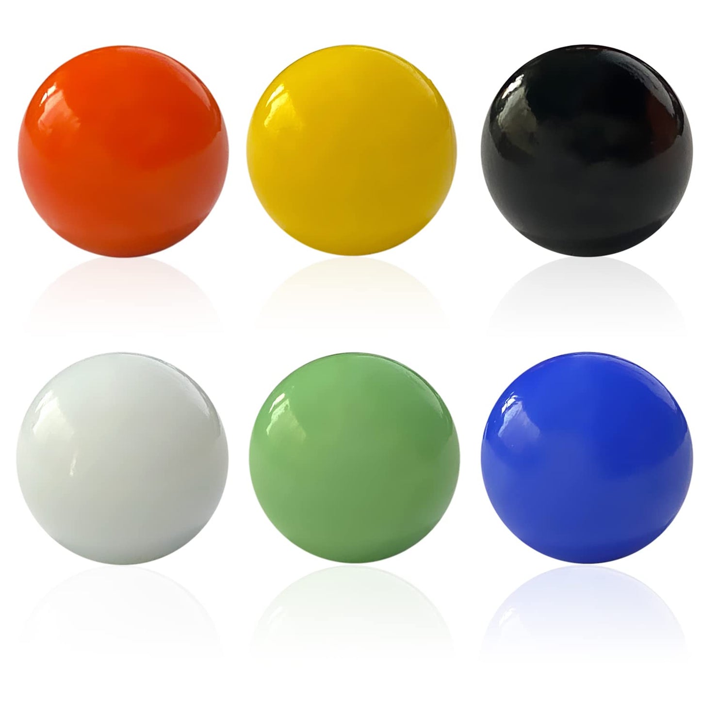 Dodheg 60 Pcs Glass Marbles, Bulk Marbles, For Various Marble Games 0.63 Inch, Multicolor.