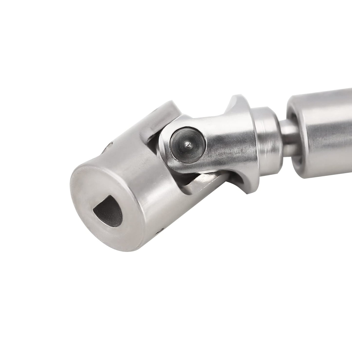 INJORA Stainless Steel Drive Shafts with D Shaped Hole for Axial AX24 XC-1 Upgrade 1/24 RC Crawler Upgrade