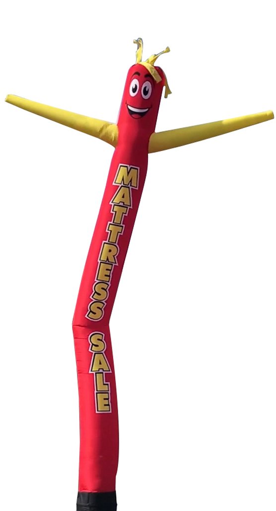 Mattress Sale 20 Foottall Inflatable Tube Man Air Powered Dancing Puppet For Outdoor Advertising, Replacement Dancer Only, Red