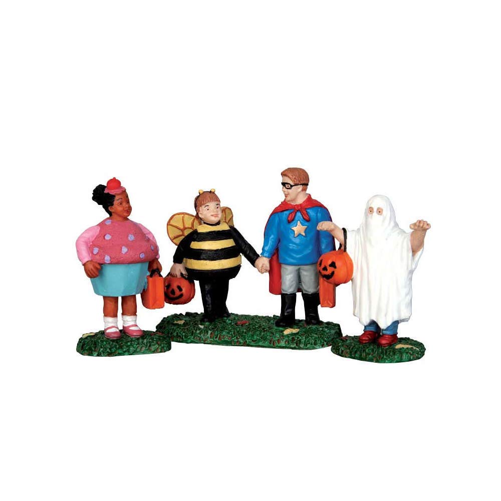 Lemax Spooky Town New Trick Or Treaters Set Of 3 # 52304