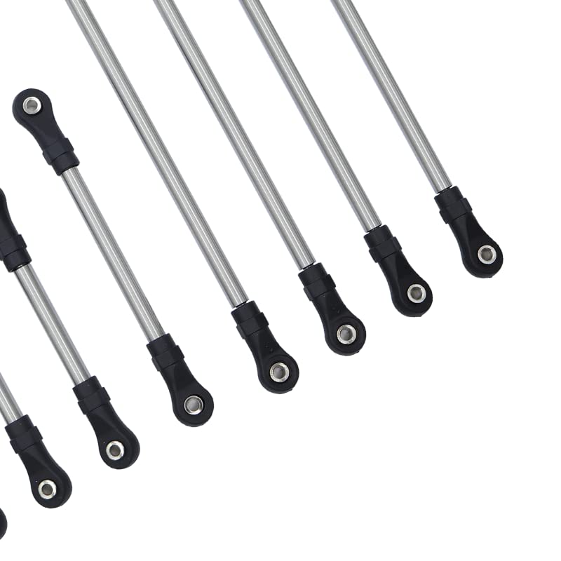 LCG Girder Frame Stainless Steel Linkage Link Rod Rod End For 1/10 RC Crawler Axial SCX10 II III TRX4 Capra 1.9 LCG Rails Chassi