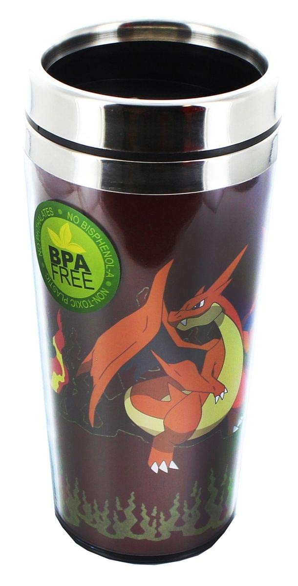 Pokemon Mega Charizard Y 16Oz Travel Cup