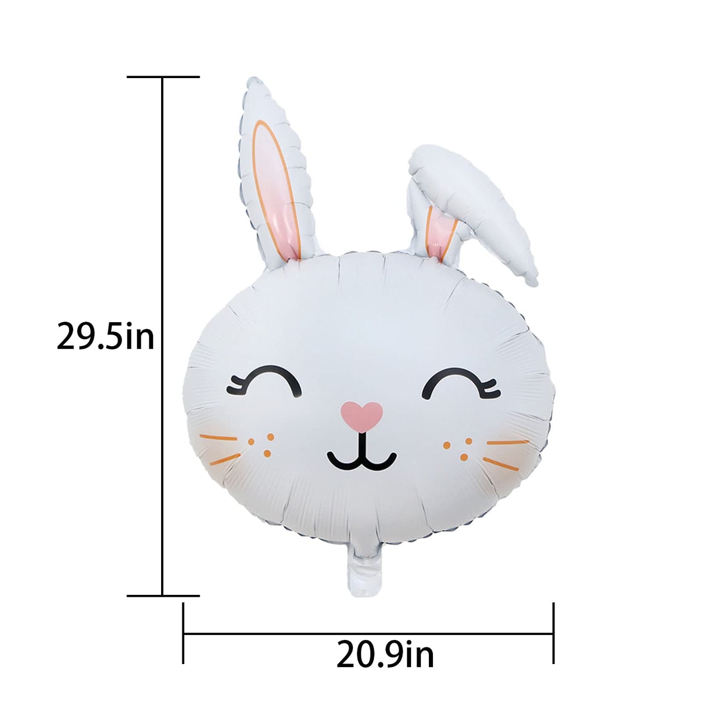 Hadckja Bunny Balloons Easter Balloons Rabbit Head Foil Balloons For Easter Themed Party Easter Bunny Birthday Party Supplies De