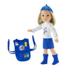 Emily Rose 14 Inch Doll Clothes 6 Piece Daisy Girl Scout Uniform For 14' Fashion Dolls | Officially Licensed By Girl Scouts Of The Usa | Gift Boxed! | Doll Not Included