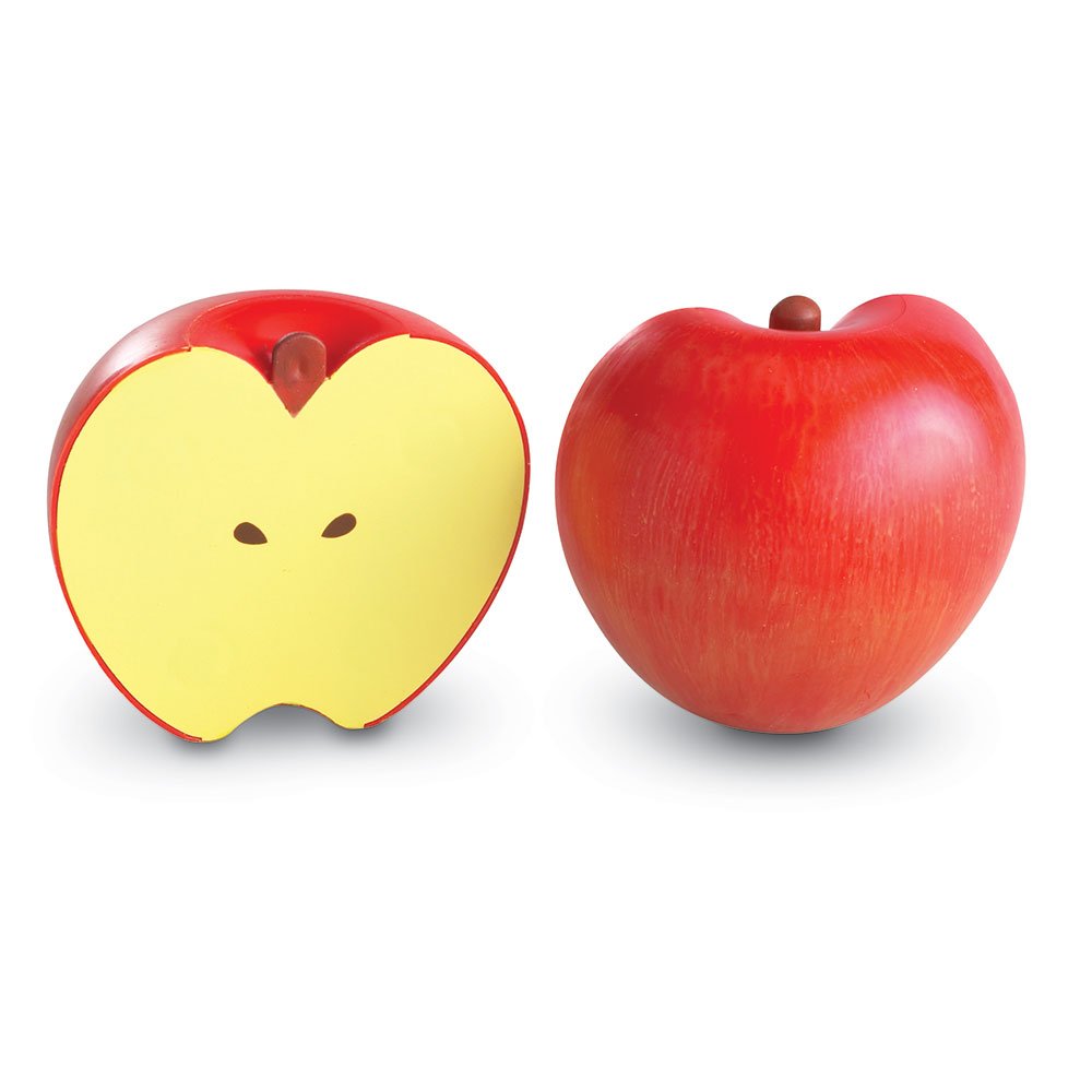 Learning Resources Magnetic Apple Fractions, Multi-Color, 10.5 X 10.4 X 3.2 Inches (Ler0904)