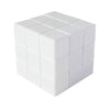 FOIBURELY 3x3 Blank Magic Cube Puzzle - White DIY Toy for Brain Teasers and Skill Development