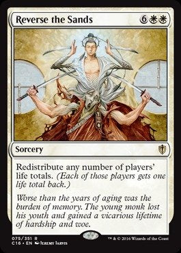 Magic The Gathering - Reverse The Sands (075/351) - Commander 2016