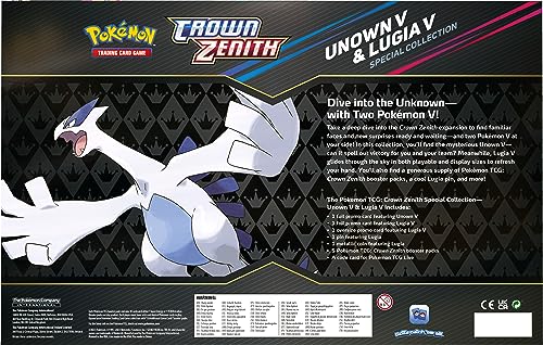 Pokemon Trading Card Game: Unown V & Lugia V Crown Zenith Box Set