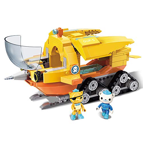 Baseplates For Age 6+ Building Block Octonauts Ocean Adventure Gup-S Polar Exploration Vehicle & Barnacles Kwazii 275Pcs Buildin