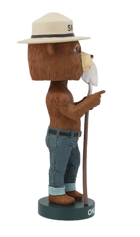 Royal Bobbles Smokey Bear Bobblehead enhanced Polyresin Lifelike Figure Unique Serial Number Exquisite Detail