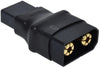 Male Qs8 / Qs8-S To Xt90 Female (No Wire) - Made With Genuine Amass Xt90 & Qsrc Qs8 Connectors