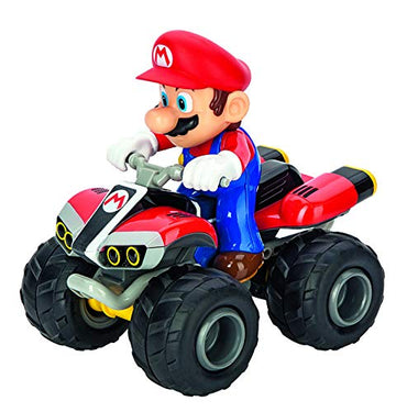 Carrera RC Nintendo Mario Kart 2.4 GHz Radio Remote Control Toy Car Vehicle - Mario Quad