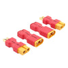 OliRC 4pcs No Wires Connector: XT60 XT-60 to T-Plug Deans Style Male Female Connector Adapter(C17-4)