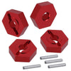 RC Aluminum Wheel Hubs Hex Driver Adapter for 1/16 Slash E-Revo Summit, Upgrade 7154
