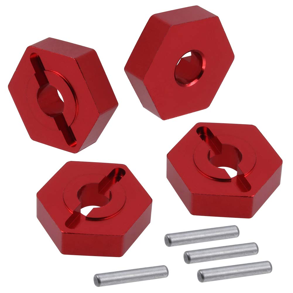 RC Aluminum Wheel Hubs Hex Driver Adapter for 1/16 Slash E-Revo Summit, Upgrade 7154