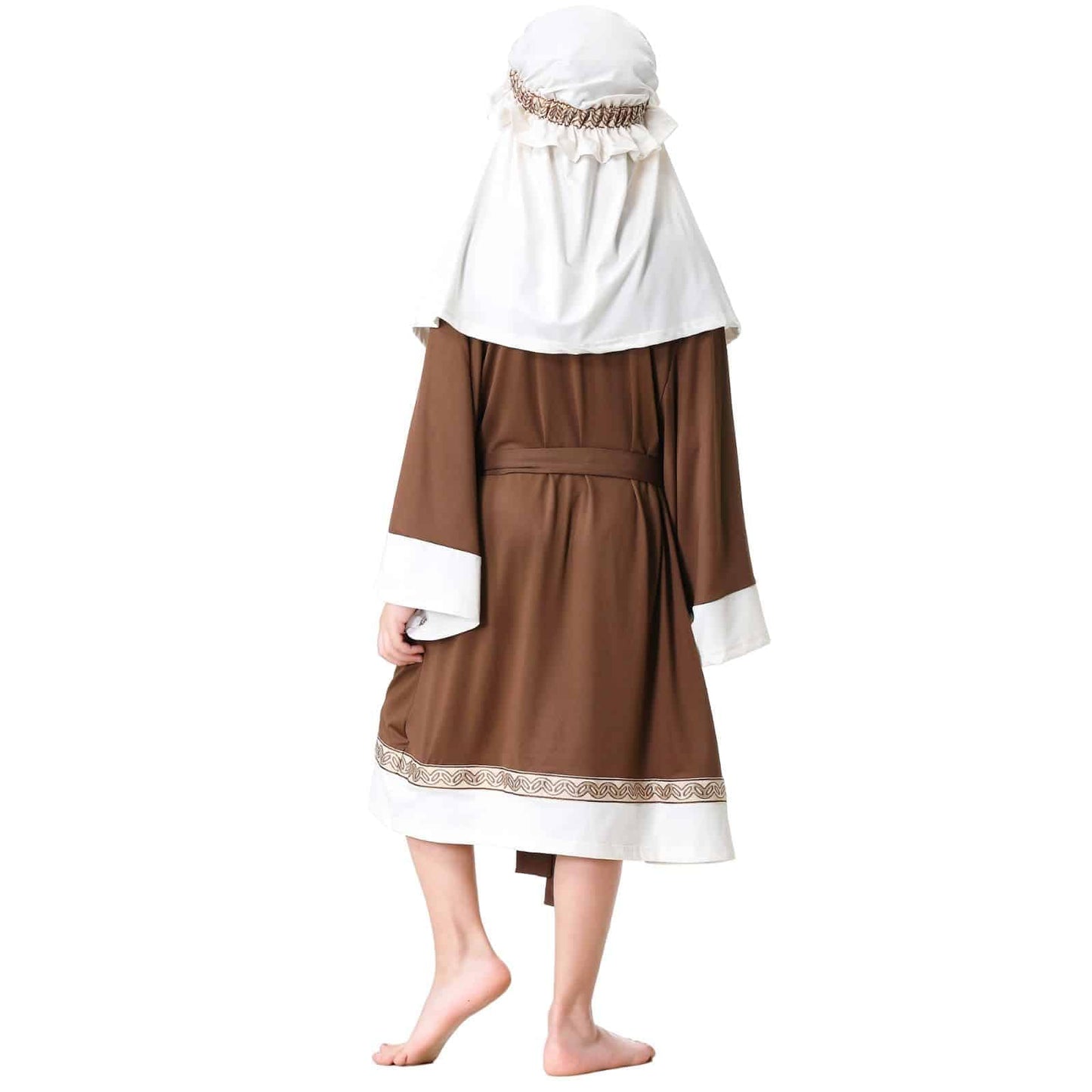 AGCOAH Joseph Costume for Kids,Saint Robe for Boys,Biblical Nativity Outfit,Sherherd Halloween Church Cosplay(47 INCH (5-6Y))