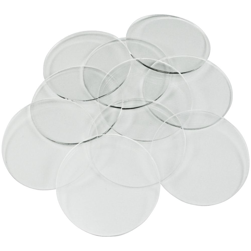 Litko Clear Miniature Bases, Circular 2 Inch, 1.5Mm Clear (10)
