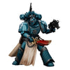 JOYTOY Warhammer The Horus Heresy Alpha Legion Legion Praetor with Power decorative replica blade - 1:18 Scale 4.96in Action Figure Mecha Joy Toy Collection Model
