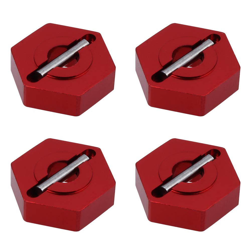 RC Aluminum Wheel Hubs Hex Driver Adapter for 1/16 Slash E-Revo Summit, Upgrade 7154