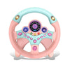 Kids Electric Early Education Simulation Steering Wheel Toy Multifunctional High Simulation Car Driving Toy With Music And Light