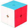 TANCH QIYI 2X2X2 Speed Cube - Colorful Plastic Magic Cube Puzzle for Kids & Adults (Model 43223-19677)