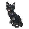 Nanoblock - Cat Breed - Black Cat, Collection Series Building Kit